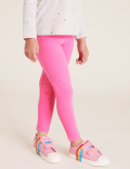 3pk Cotton Unicorn Leggings (2-7 Yrs)
