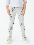 Cotton Penguin Print Leggings (3 Mths - 7 Yrs)