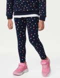 Cotton Rich Heart Leggings (2-8 Yrs)