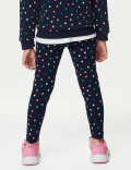 Cotton Rich Heart Leggings (2-8 Yrs)