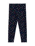 Cotton Rich Heart Leggings (2-8 Yrs)