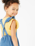 Pure Cotton Denim Pinafore Dress (2-7 Yrs)