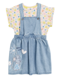 2pc Pure Cotton Floral Mouse Outfit (2-7 Yrs)