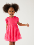 Star Print Dress (2 - 7 Yrs)