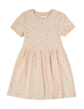 Cotton Spotted Dress (2-7 Yrs)