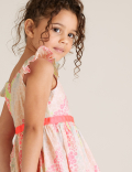 Cotton Floral Dress (2-7 Yrs)