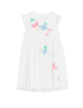 Butterfly Applique Tulle Dress