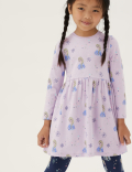 Pure Cotton Disney Frozen™ Dress (2-10 Yrs)