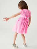 Sequin Star Embroidered Dress