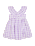 Pure Cotton Gingham Dress