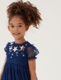 Tulle Sequin Stars Dress (2-7 Yrs)