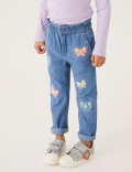 Relaxed Denim Butterfly Jeans (2-7 Yrs)