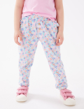 Pure Cotton Floral Trousers (2-7 Yrs)