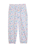 Pure Cotton Floral Trousers (2-7 Yrs)