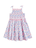 Pure Cotton Floral Dress (2-7 Yrs)