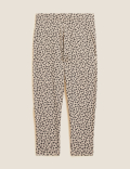 Cotton Rich Animal Print Leggings
