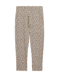 Cotton Rich Animal Print Leggings