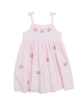 Pure Cotton Striped Butterfly Dress (2-7 Yrs)