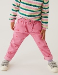 Pure Cotton Heart Print Trousers