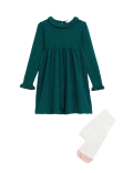 Glitter Dress and Tights