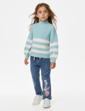 Regular Denim Butterfly Jeans (2-8 Yrs)