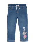 Regular Denim Butterfly Jeans (2-8 Yrs)