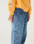 Denim Embroidered Jean (2-8 Yrs)