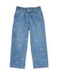 Denim Embroidered Jean (2-8 Yrs)