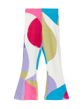 Cotton Rich Patterned Flared Leggings (2-8 Yrs)
