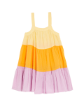 Pure Cotton Colour Block Dress