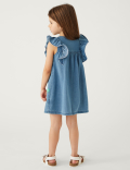 Denim Floral Dress