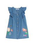 Denim Floral Dress