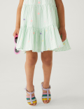 Pure Cotton Striped Dress
