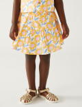 Pure Cotton Floral Skort (2-8 Yrs)