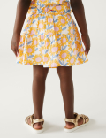 Pure Cotton Floral Skort (2-8 Yrs)