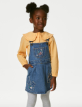 2pc Pure Cotton Squirrel Pinafore Outfit (2-8 Yrs)