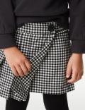 Cotton Rich Gingham Skirt with Tights (2-8 Yrs)