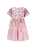 Sequin Tulle Party Dress (2-8 Yrs)