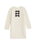 Bow Knitted Dress with Tights (2-8 Yrs)