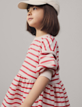 Cotton Rich Striped Jumper Dress (1-8 Yrs)