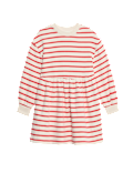 Cotton Rich Striped Jumper Dress (1-8 Yrs)