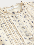 Pure Cotton Ditsy Floral Dress (1-8 Yrs)