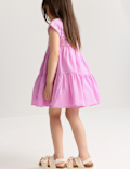 Pure Cotton Floral Lace Dress (2-10 Yrs)
