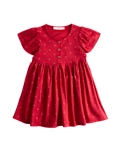 Pure Cotton Polka Dot Dress (2-10 Yrs)