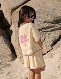 2 Piece Pure Cotton Palm Tree Outfit (2-10 Yrs)