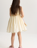 Pure Cotton Palm Tree Sleeveless Dress (2-10 Yrs)