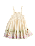 Pure Cotton Palm Tree Sleeveless Dress (2-10 Yrs)