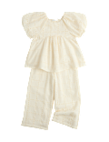 2 Piece Pure Cotton Shirred Trouser Outfit (2-10 Years)