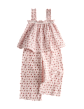 2 Piece Pure Cotton Cherry Striped Outfit (2-10 Yrs)