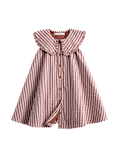Pure Cotton Stripe Collared Dress (2-8 Yrs)